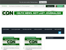 Tablet Screenshot of celticquicknews.co.uk